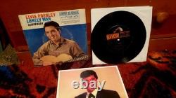 Elvis Presley Rare Record Compact 33 Elvis Lonely Man Surrender Us 37 7850
