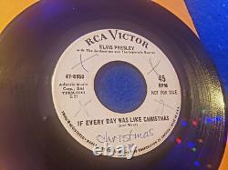 Elvis Presley Rare Record Dj Promo White Label 1950s