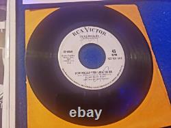 Elvis Presley Rare Record Dj Promo White Label 1950s