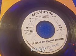Elvis Presley Rare Record Dj Promo White Label 1950s