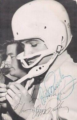 Elvis Presley Rare Signed Autographed Football Postcard to Fan Club JSA LOA