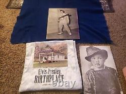 Elvis Presley Rare Tupelo House Scarf From Display And Photos