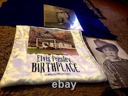 Elvis Presley Rare Tupelo House Scarf From Display And Photos