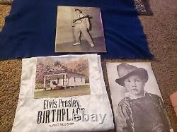 Elvis Presley Rare Tupelo House Scarf From Display And Photos