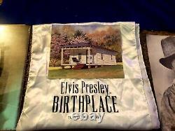 Elvis Presley Rare Tupelo House Scarf From Display And Photos