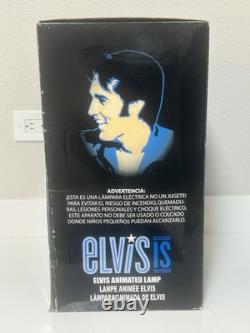Elvis Presley Rare Vintage Animated Lamp, Dances & Sings hound Dog