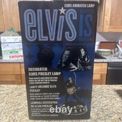 Elvis Presley Rare Vintage Animated Lamp, Dances & Sings hound Dog, ? Cpix Nice