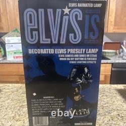 Elvis Presley Rare Vintage Animated Lamp, Dances & Sings hound Dog, ? Cpix Nice