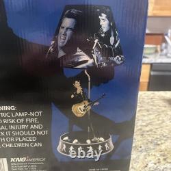 Elvis Presley Rare Vintage Animated Lamp, Dances & Sings hound Dog, ? Cpix Nice