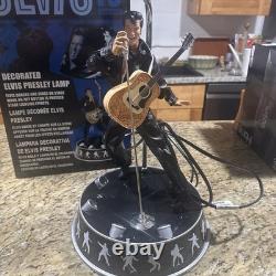 Elvis Presley Rare Vintage Animated Lamp, Dances & Sings hound Dog, ? Cpix Nice