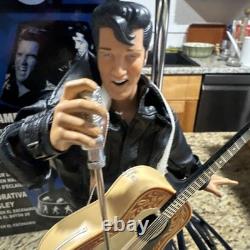 Elvis Presley Rare Vintage Animated Lamp, Dances & Sings hound Dog, ? Cpix Nice