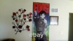 Elvis Presley Rare Vinyl Banner Sign From Memphis Street Elvis Blvd Gorgeous