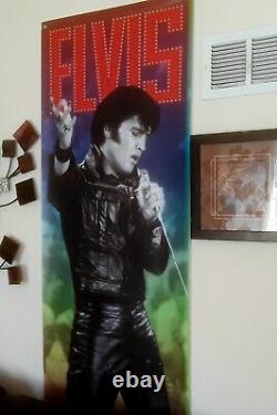 Elvis Presley Rare Vinyl Banner Sign From Memphis Street Elvis Blvd Gorgeous