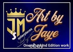 Elvis Presley Rare vintage 16X20 Canvas letter in a Custom frame