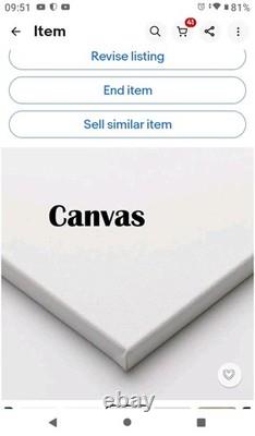 Elvis Presley Rare vintage 16X20 letter to Saeila on Canvas framed