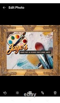 Elvis Presley Rare vintage 2, 8X10 Canvas letter in a Custom frame