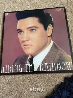 Elvis Presley Riding the Rainbow New LP ultra rare blue vinyl on Rockwell