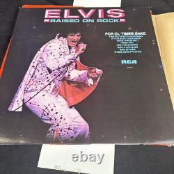 Elvis Presley Rock Box 3LP VG+ W Poster Rare Set Memphis