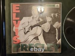 Elvis Presley Rock N' Roll No. 1 Rare Black Album In Frame -Record Free Ship