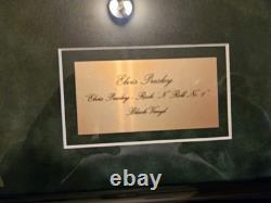 Elvis Presley Rock N' Roll No. 1 Rare Black Album In Frame -Record Free Ship