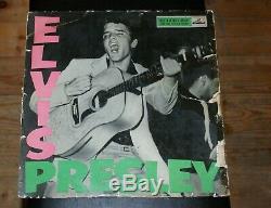 Elvis Presley Rock N Roll Original Rare 1956 Uk Hmv Vinyl Lp Clp 1093