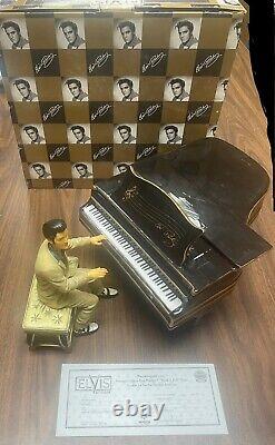 Elvis Presley Rock-n-roll Piano Cookie Jar RARE By Vandor 2001 Music Box