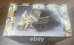Elvis Presley Rock-n-roll Piano Cookie Jar RARE By Vandor 2001 Music Box