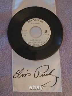 Elvis Presley Roustabout Extremely Rare Promo 45&signature White Scarf Lot 2