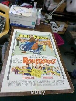 Elvis Presley Roustabout, Rare Original Poster 1 Sheet, Not A Reproduction