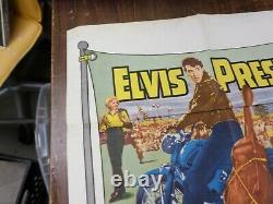 Elvis Presley Roustabout, Rare Original Poster 1 Sheet, Not A Reproduction