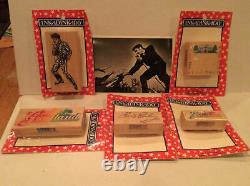 Elvis Presley Rubber Stamps Unopened-Very Rare With Signature And 1956 Photo