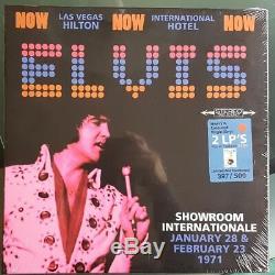 Elvis Presley SHOWROOM INTERNATIONALE boxset 2 LPs RED vinyl, 2 CDs RARE