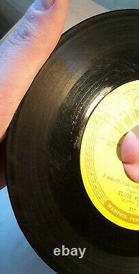 Elvis Presley SUN Records # 217 Original 45 rpm push marks RARE 1955 pressing