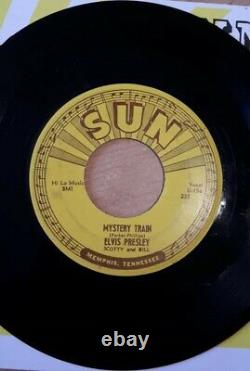 Elvis Presley SUN Records # 223 Mystery Train Original 45 rare label variant EX