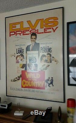 Elvis Presley SUPER RARE Wild In The Country 30x40 Movie Poster ROLLED