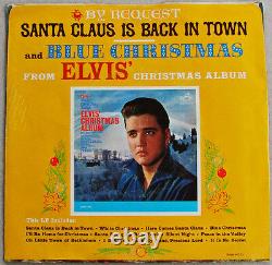 Elvis Presley Santa Claus Is Back In Town / Blue Christmas NEAR MINT+ UNPLAYED