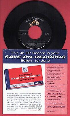 Elvis Presley Save-On-Records RCA SPA-7-27 45 EP Record Picture Sleeve RARE M