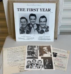 Elvis Presley Scotty Bill Lp The First Year Collectors Edition Sealed Rare Nos