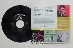 Elvis Presley Self Titled USA ep rare 1956 EX+/NM EPA-747 Blue Suede Shoes