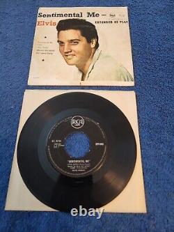 Elvis Presley - Sentimental Me - Mega Rare South Africa Extended Play - VG +