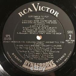 Elvis Presley September'63 Pop Sampler SPS 33-219 N/MINT Stunning Rarity-RARE