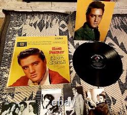 Elvis Presley Signed 1958 Original Record Album Rare 1950s Elvis Presley