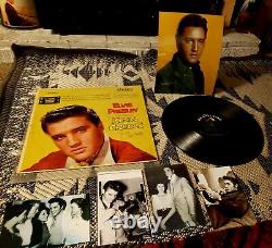 Elvis Presley Signed 1958 Original Record Album Rare 1950s Elvis Presley