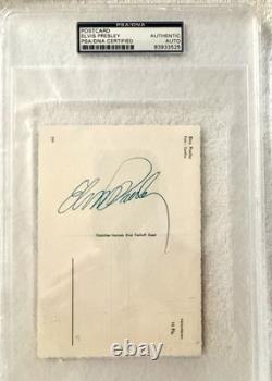 Elvis Presley Signed Autographed Photo PSA Certified Rare