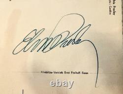 Elvis Presley Signed Autographed Photo PSA Certified Rare