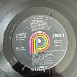 Elvis Presley Signed album Vinyl Elvis Sings The hits W COA Rare