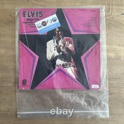 Elvis Presley Signed album Vinyl Elvis Sings The hits W COA Rare