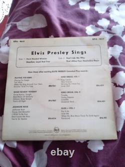 Elvis Presley Sings 1958 Ep In Original Sleeve Rare