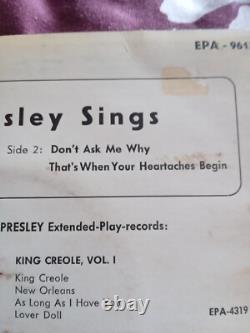 Elvis Presley Sings 1958 Ep In Original Sleeve Rare