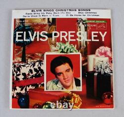 Elvis Presley Sings Christmas Songs EPA-4108 MEGA RARE DOS